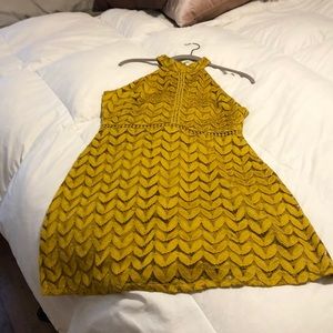 Mustard yellow dress